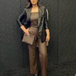 Malak Ahmed Zaher Instagram - From @ziadbourji 's film premiere wala ghalta 🤎 Outfit from: @be_my_guest_shopping Makeup by: @mayayammine Hair: @vicken.b @shanttavitian