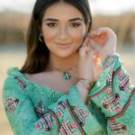 Malak Ahmed Zaher Instagram - Blooming ☀️✨ Crew Photography: @antikkahossam Stylist: @mayajules Outfit: @atelier_delile Makeup by : @hodazaher my life saver🥰 Hair by: @alfredandmina Jewelry: @asseeljewellery Location: @mountainview_egypt