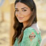 Malak Ahmed Zaher Instagram - Blooming ☀️✨ Crew Photography: @antikkahossam Stylist: @mayajules Outfit: @atelier_delile Makeup by : @hodazaher my life saver🥰 Hair by: @alfredandmina Jewelry: @asseeljewellery Location: @mountainview_egypt