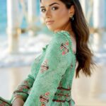 Malak Ahmed Zaher Instagram - Lost in the moment 🕊🤍 🌊 Dream team☺️ Photography: @antikkahossam Stylist: @mayajules Outfit: @atelier_delile Makeup by : @hodazaher my life saver🥰 Hair by: @alfredandmina Jewelry: @asseeljewellery Location: @mountain_view_raselhekma