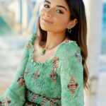 Malak Ahmed Zaher Instagram - Lost in the moment 🕊🤍 🌊 Dream team☺️ Photography: @antikkahossam Stylist: @mayajules Outfit: @atelier_delile Makeup by : @hodazaher my life saver🥰 Hair by: @alfredandmina Jewelry: @asseeljewellery Location: @mountain_view_raselhekma