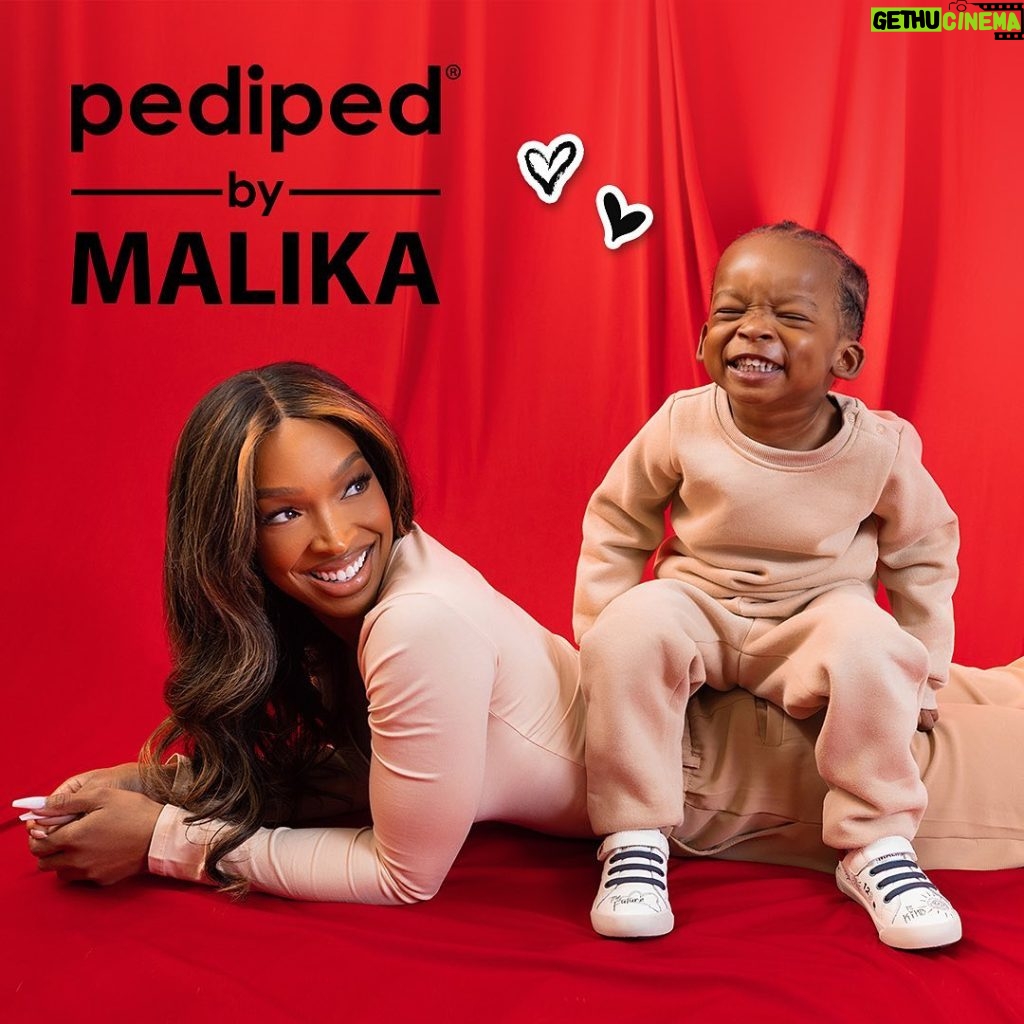 Malika Instagram - My loving, kind, smart baby boy is 3 today. I decided to go big by designing shoes with @pedipedfootwear to celebrate My Ace. Help me wish my baby a Happy Birthday by treating your Ace ♥️🎉