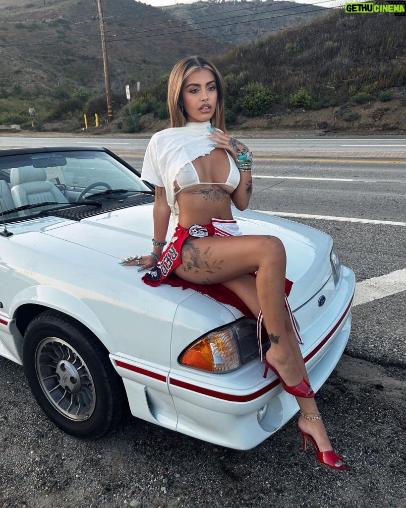 Malu Trevejo Instagram - REPEAT music video coming soon ❤️🩵 Los Angeles, California