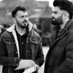 Maniesh Paul Instagram – An incredible actor and a true Punjabi powerhouse, you’ve always been a supportive friend with boundless creativity and a radiant aura of positivity. It’s sooner than we expected, but it was a pleasure working with you on my first Bollywood Film, and I’ll miss you for the rest of the shoot. Schedule wrap for you, Sir! 🎥❤️🫶🏻 @manieshpaul 

📸 @rakback0905 
#manieshpaul #mp #dg #dhwanigautam #mrd #bollywood Glasgow, Scotland