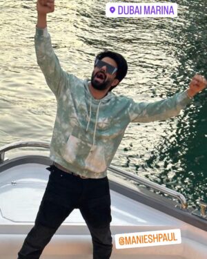 Maniesh Paul Instagram - Happy Birthday to my dearest friend, he is most genuine and true friend to me. Thanks bro for listening my non sense-bullshit everyday for hours, I love you and wish you happy and healthy life❤️🥰🥂🍾🎂🥃 you the bestest 🥰