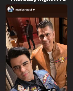 Maniesh Paul Instagram - Happy Birthday to my dearest friend, he is most genuine and true friend to me. Thanks bro for listening my non sense-bullshit everyday for hours, I love you and wish you happy and healthy life❤️🥰🥂🍾🎂🥃 you the bestest 🥰