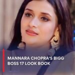 Mannara Instagram - Mannara Chopra’s Bigg Boss 17 Look Book: A mesmerizing blend of elegance, color, and desi charm! #MannaraChopra #MannaraChopra𓃵 #Mannara #Mannarians #BiggBoss17 #Fashion