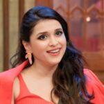 Mannara Instagram - Painting Biggboss house Red (with love and passion) ever since I've entered the house ❤️😀 Earrings @perle__jewels x @rimadidthat #bb17 #mannarachopra #biggboss #biggboss17 #bb #mannara #redaesthetic