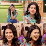 Mannara Instagram - 60 days in BB house ☺️❣️ Styled by @rimadidthat Floral shirt @uptownie101 @memannara @colorstv @officialjiocinema #mannarachopra #biggboss #bb #bb17 #igreels #biggbossunseen #greenaesthetic #bigboss #powerdressing #salmankhan #cute #igdaily