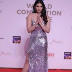Mannara Instagram - Experiencing the charm of a Miss World homecoming in Delhi years ago, to the thrill of being present at the main Miss World pageant, it’s been an incredible journey filled with nostalgia. It was remarkable to witness #JuliaMorley again, who remarkably hasn’t changed a bit over the years. A heartfelt congratulations goes out to #KrystynaPyszkova of the Czech Republic for her victory at the 71st @missworld pageant in Mumbai, India. Following numerous requests, I’m excited to share a brief vlog capturing the magic of that night. Outfit : @forevershinebright 💜 Styled by : @style_by_sujatarajain Jewels by : @bmbjewelsofficial Hair n make up : @muakomalvasa9