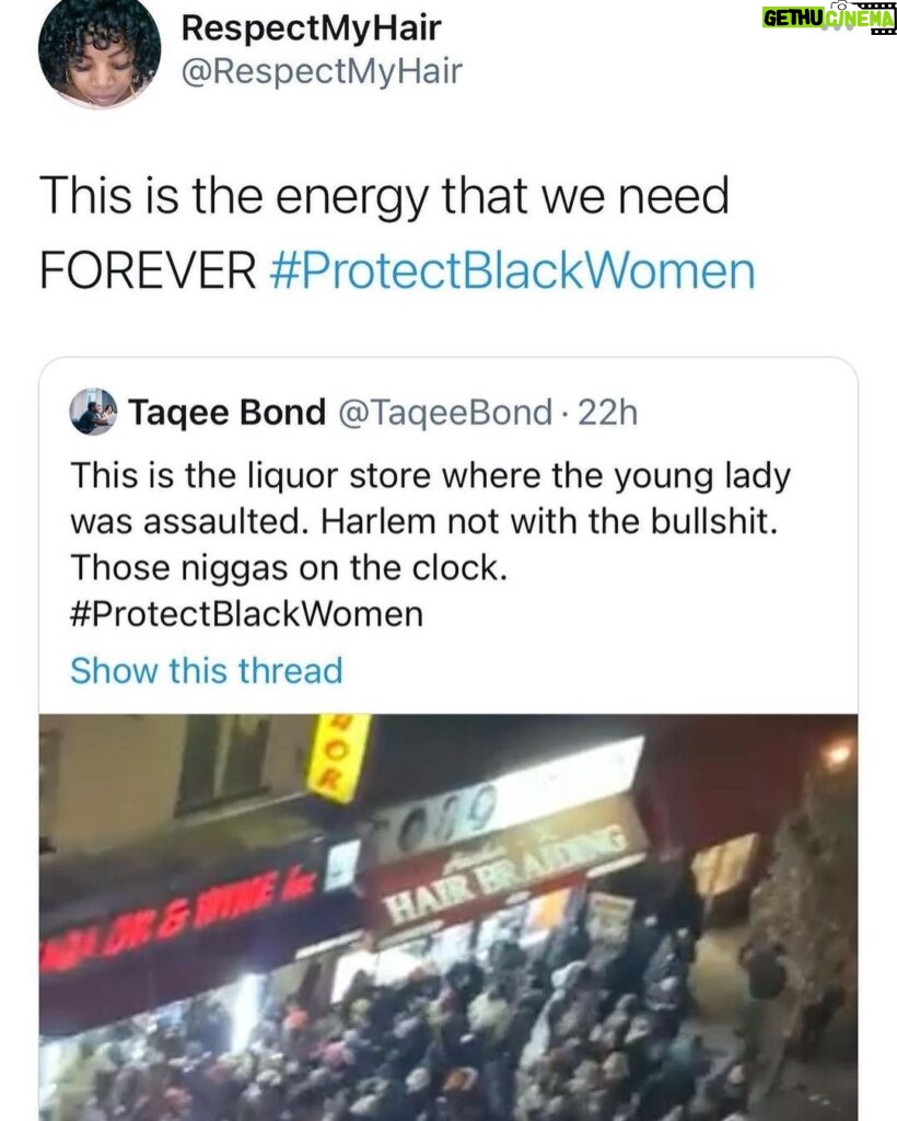 Manny Montana Instagram - This is why I always fucks with New York ✊🏽✊🏽✊🏽 I married a NY’er, so many NY friends... don’t ever come to the hood and fuck with a black or brown woman!