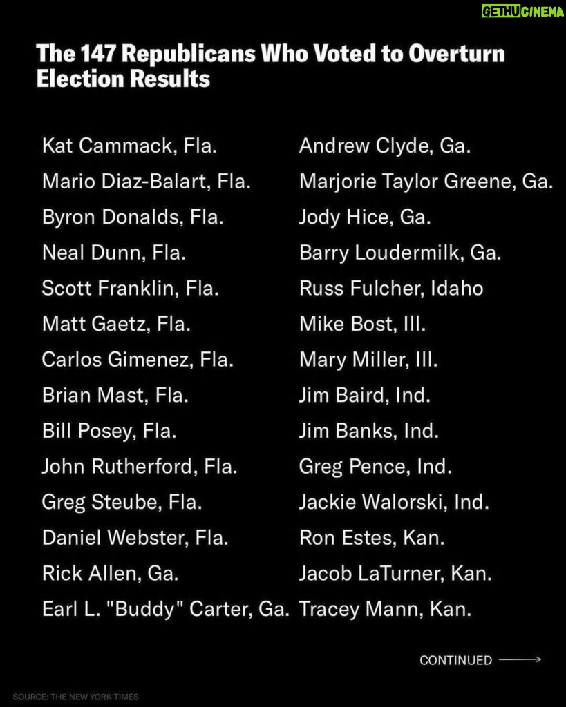 Manny Montana Instagram - Repost from @votolatino • Here are the Republicans that tried to silence the voices of millions of Americans. Repost: @votesaveamerica Choosing to invalidate the votes of people who put you in power is ... a bold choice. And should be a career-ending one.