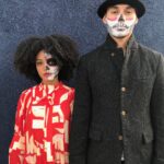 Manny Montana Instagram - I married her in our past life, our present, and will find her again in our next. @adelfamarr #halloween #halloweenmakeup