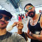 Manny Montana Instagram - I once thought I was the tallest Mexican in the world till I met this fuck @claytoncardenas … My brother made it out to the A! Thank you @braves for the hospitality! And as always my best friend by my side! @adelfamarr @rayban #rayban #raybans #atlantabraves #atlanta
