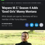 Manny Montana Instagram - Very happy to finally announce this. Best set I’ve ever been on. To all the @mayansfx family, cast and crew, thanks for making me feel like family from day one. #mayansmc #mayansfx #mayans