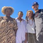 Manny Montana Instagram - I’m not afraid to be convinced of the truth. When I first met @mobrowne we had a conversation that would’ve ended most meetings quick fast! Lol But she helped me see the light! We’ve since been family going on 10 years now. Be open to being convinced of the truth. Don’t die on your shield just to be “right”. Love you sis. Love you wife @adelfamarr And a very happy birthday to the amazing @amaresymone
