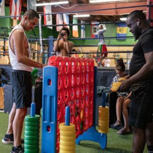 Manny Montana Instagram - I never knew there was skill in connect four till I got my ass whooped by @van105 3 games in a row 🤣🤣🤣