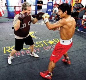 Manny Pacquiao Instagram - Years of victories, decades of friendship. Happy Birthday to my coach, Freddie Roach! Your wisdom and guidance have been my compass. 🥊🎉 Happy Birthday @freddieroach #MoreThanATeam #Family #TeamPacquiao