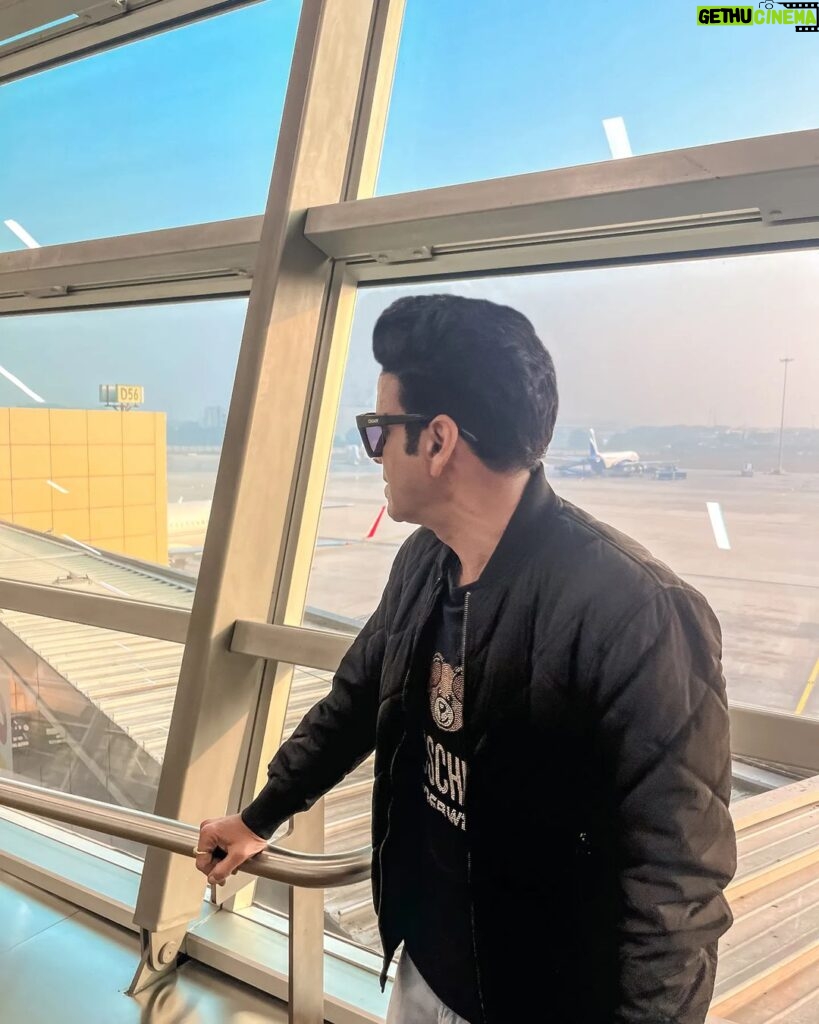 Manoj Bajpayee Instagram - Off to the next stop... Delhi ✅ Patna ✅ Bengaluru, here we come! Excited to meet the lovely people of Bengaluru ❤️ #Joram in cinemas worldwide this Friday.