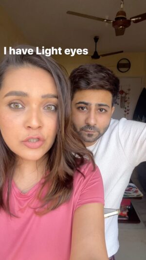 Mansi Srivastava Instagram - I have light eyes ofcourse all jokes on me 😅😂