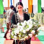 Manushi Chhillar Instagram - 14.02.2024 We honour the memory of our brave soldiers who laid down their lives 5 years ago with only respect and gratitude in our hearts 🙏🙏 At the Pulwama Memorial site in Lethpora Camp 🙏🙏 A big thank you to the @crpf_india 🇮🇳🇮🇳 #JaiHind