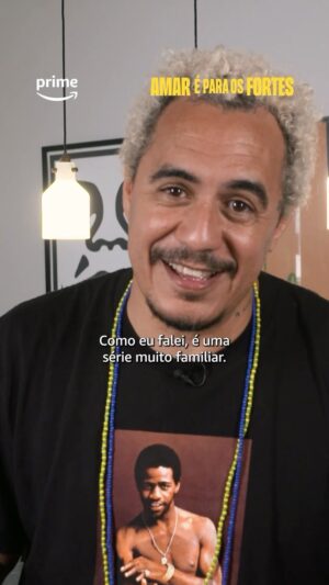Marcelo D2 Instagram - 03 coisas que ninguém sabe sobre AMAR é para os FORTES 

Além de ser inspirada na minha obra, #AmarÉParaOsFortes traz outras curiosidades : trilha sonora, alterego Sinistro, personagem autobiográfico e muito mais 🖤🌷

Sua nova série sobre amor, música, justiça e arte já chegou no @primevideobr

Corre pra ver 🔥