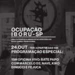 Marcelo D2 Instagram - hoje tem programação especial na ~ ocupação I B O R U ~ 🔥 às 19h eu vou bater um papo com o @fejuca , o @kikodinucci e o @navebeatz sobre a produção do disco na Oficina @vivo Durante todo o dia vai ter arte, moda, música e cinema rolando tbm !! Só chegar !! ⚜️ ocupação I B O R U - de 21 à 29 de OUT • a partir das 10h00 📍Galeria Matilha Cultural | Rua Rego Freitas, 542 • República 🔹 Entrada Gratuita por ordem de chegada e sujeita à lotação #OcupaçãoIBORU #SP #OTempoDeIBORUéAgora MATILHA CULTURAL