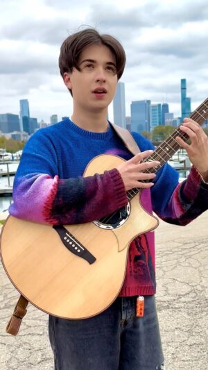 Marcin Patrzalek Instagram - Long time ago in Chicago.. #guitar