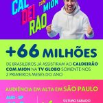 Marcos Mion Instagram - AVISO IMPORTANTE! Antes de falar a novidade, recebi essa informação hoje e faço questão de dividir com vcs pq vivemos esse sonho do sábado juntos! Vocês que fazem esse sucesso acontecer e é por vocês que eu entrego minha vida e me dedico de corpo e alma ao entretenimento na televisão! MUITO OBRIGADO!!🫶🏼🫶🏼 E a novidade é que, devido a todo sucesso, em Março começa o novo Caldeirão!! Mais um passo firme dentro da minha emissora dos sonhos, construindo o legado que sempre sonhei! Obrigado @tvglobo por investir nas minhas ideias, vontades e criatividade!! Vou captanear um novo sábado focado em abrir o fim de semana do povo brasileiro da melhor forma possível: com alegria, alto astral, diversão e VERDADE! Emoção pura, seja qual for! Pra isso teremos novo cenário, nova logomarca, novos quadros, fortalecendo uma grade inteira de sábado pensada para vocês! Em Março! Tô ansioso pra dividir com vcs…🙏🏼🙏🏼 Estúdios Globo