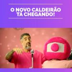 Marcos Mion Instagram – 💥UM NOVO CALDEIRÃO ESTÁ CHEGANDO!!💥
– Novo cenário!
– Nova logomarca!
– Novos quadros!
– Tudo novo!!

A única coisa que não muda nunca, pelo contrário, só aumenta é a minha gratidão e o meu coração explodindo de felicidade pela oportunidade de viver tudo isso!🙏🏼
.
Vcs não vão acreditar no novo cenário do Caldeirao!🤯 Em 25 anos de tv eu NUNCA vi um cenário como esse para um programa de entretenimento! Desacredito que é do meu programa!! 😱 Finalmente temos uma verdadeira arena onde tudo pode acontecer!! Onde todos os quadros que temos e todos que ainda vamos criar podem co-existir! 
.
Eu tô MUITO FELIZ! Muito! MUITO! Muito! MUITO FELIZ! Obrigado @tvglobo por tudo! OBRIGADO! OBRIGADO! Eu continuo sendo o brasileiro mais feliz que existe trabalhando na empresa dos meus sonhos! Ajoelho e agradeço por viver o melhor dos sonhos: aquele que vc vai dormir, acorda e o sonho continua lá. E vc vive ele todos os dias!❤️

A partir do dia 16 de março te esperamos em um novo #Caldeirão! Posso contar com você??? Estúdios Globo