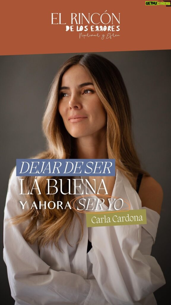 Marimar Vega Instagram - La talentosa @carlacardona_, actriz, psicóloga y creadora del Podcast Querida Valeria, nos cuenta su historia, cada minuto es una enseñanza para aplicar constantemente. Gracias @carlacardona_ ❤