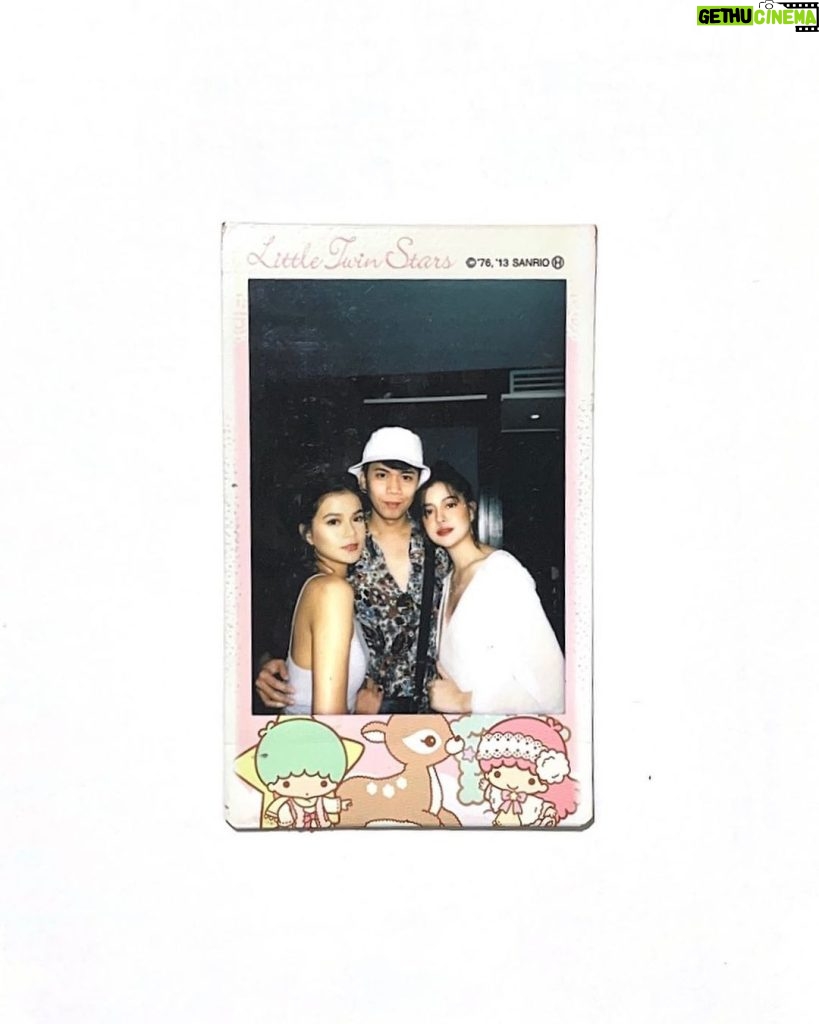 Maris Racal Instagram - ive always kept this silly photo in my small wallet. 🤍 happy birthday to these two july babies. @sueannadoodles, @imjoric, always know u guys are always in my heart! labyu mga bes! excited ako sa mga memories na mabubuo in the future. to more polaroids, plane rides, and concert tickets.🥹