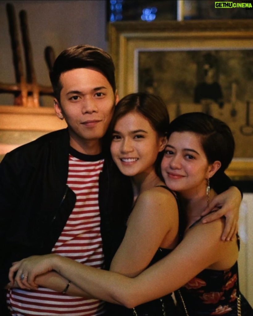 Maris Racal Instagram - ive always kept this silly photo in my small wallet. 🤍 happy birthday to these two july babies. @sueannadoodles, @imjoric, always know u guys are always in my heart! labyu mga bes! excited ako sa mga memories na mabubuo in the future. to more polaroids, plane rides, and concert tickets.🥹