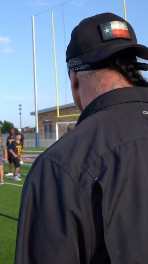 Mark Calaway Instagram - @undertaker at practice! The moment when @specialolympicstx athlete Ezra met his hero while preparing for the @specialolympicsusagames!