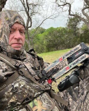 Mark Calaway Instagram - Finally getting some down time….thanks to @todd_snader & the fine folks at @bowtecharchery for this awesome Revolt XL that can even handle my draw length comfortably! #refusetofollow #txturkeyseason