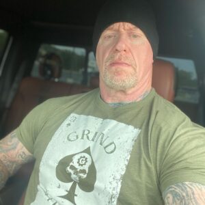 Mark Calaway Instagram - Thanks to The Grind Athletics for the workout swag!! Always grinding!! #thegrindathletics #workout #wwe
