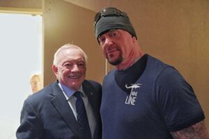Mark Calaway Instagram - The Deadman in Dallas... getting ready for #WrestleMania @attstadium with the @dallascowboys.