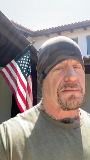Mark Calaway Instagram - I’ve accepted the #ALLINCHALLENGE ! Watch this video & go to https://bit.ly/theundertakerallin for a chance to win what I’m offering! Let’s come together to feed the hungry during these tough times! I challenge @postmalone & @popeofwelding - are y’all ALL IN?!?