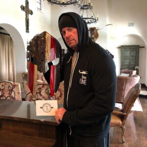 Mark Calaway Instagram - I want to thank all the great people @ninelineapparel for this awesome birthday gift! Oh, and @matthewlyda . For those who don’t know Nine Line is a veteran owned and operated company that’s doing great things for our veteran community.

Just FYI...@mattewlyda you’re about one “Paw Paw Taker” away from going to sleep...the hard way!!
.
.
.
#usa #2a #smellslikefreedom #veterans #neverforget #godblessamerica