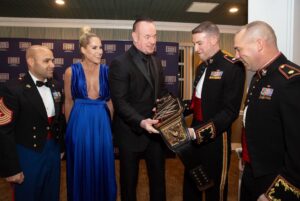 Mark Calaway Instagram - Can never say thank you enough. Thank you to Colonel Bentley and all the service men and women @mimicalacool and I met yesterday. #SupportOurTroops #Heroes #Quantico