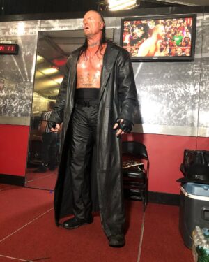 Mark Calaway Instagram - Yea though I walk through the valley of the shadow of death, I will fear no evil; for I am the evil...
.
.
.
.
“Only those who will risk going to far can possibly find out how far one can go” -T.S. Eliot-
.
.
.
.
#wwe #Deathvalley #rip #iwilldecidewhenitstime #mondaynightraw #evil #wrestlemania #usa