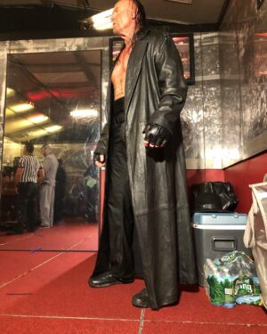 Mark Calaway Instagram - Yea though I walk through the valley of the shadow of death, I will fear no evil; for I am the evil...
.
.
.
.
“Only those who will risk going to far can possibly find out how far one can go” -T.S. Eliot-
.
.
.
.
#wwe #Deathvalley #rip #iwilldecidewhenitstime #mondaynightraw #evil #wrestlemania #usa