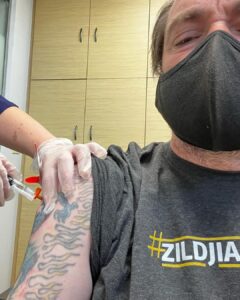 Mark Sheppard Instagram - Putting my money where my mouth is… I received my J&J shot March 31. Just had my Pfizer booster and my flu shot. I urge you to READ the research and get it done. Contrary to world opinion, we Americans do care about other people. thank you @walgreens (I didn’t feel a thing… #spnfamily