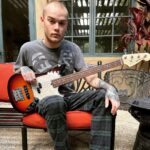 Mark Sheppard Instagram - Amazing gift from @fenderbilly @fender for my son @maxtaylorsheppard American Performer Mustang Bass