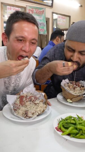 Mark Wiens Instagram - Legendary Haji Biryani! 🇧🇩 So fluffy it feels like a cloud in your mouth! #Bangladesh #Dhaka @petukcouple