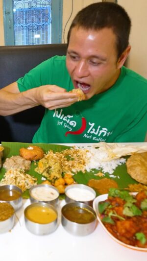 Mark Wiens Instagram - 18 Items South Indian Food in Bangkok! 

📍 Sugam Restaurant #Bangkok Highly recommended for some of the best Tamil Nadu food and hospitality! #IndianFood