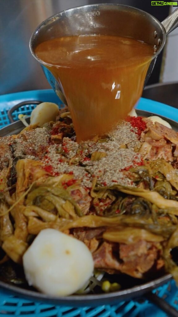 Mark Wiens Instagram - One of the greatest of all Korean foods 🇰🇷 Gamjatang - bones, potatoes, chili, outer cabbage leaves, and perilla leaves #KoreanFood @ktoid 📍 Sigol Gamjaguk (시골감자국) #Seoul Seoul, Korea