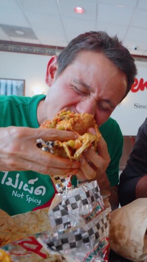 Mark Wiens Instagram - Insane king-sized breaded steak sandwich - It’s a monstrosity in Chicago!

📍 @ricobenes Ricobene’s, Chicago, USA