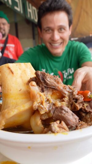 Mark Wiens Instagram - One of the greatest Filipino foods!! Bone marrow soup, known as cansi, in #Bacolod #Philippines @eronscansihouse with @bacolodfoodhunters #FilipinoFood
