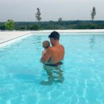 Mark Wright Instagram - A wholesome weekend that was a scorcher!! Family time from start to finish. Being uncle Mark is the best 💙☀️👶 🐕 🍺 Home Sweet Home